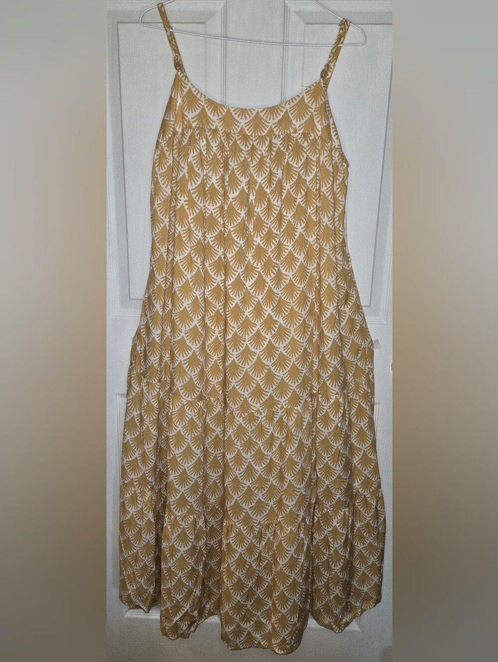 Sunbeam Printed Maxi Dress with Spaghetti Straps